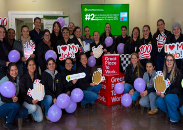 Premiación del 2o Mejor Lugar para Trabajar para Mujeres GPTW