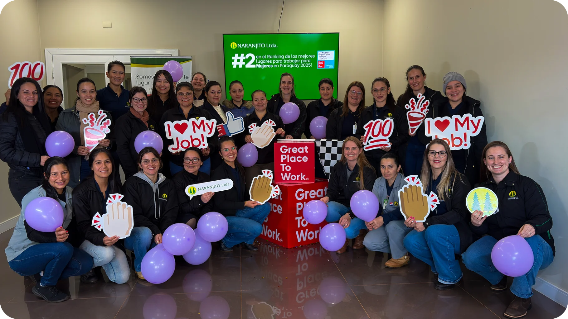 Premiación del 2º Mejor Lugar para Trabajar para Mujeres GPTW